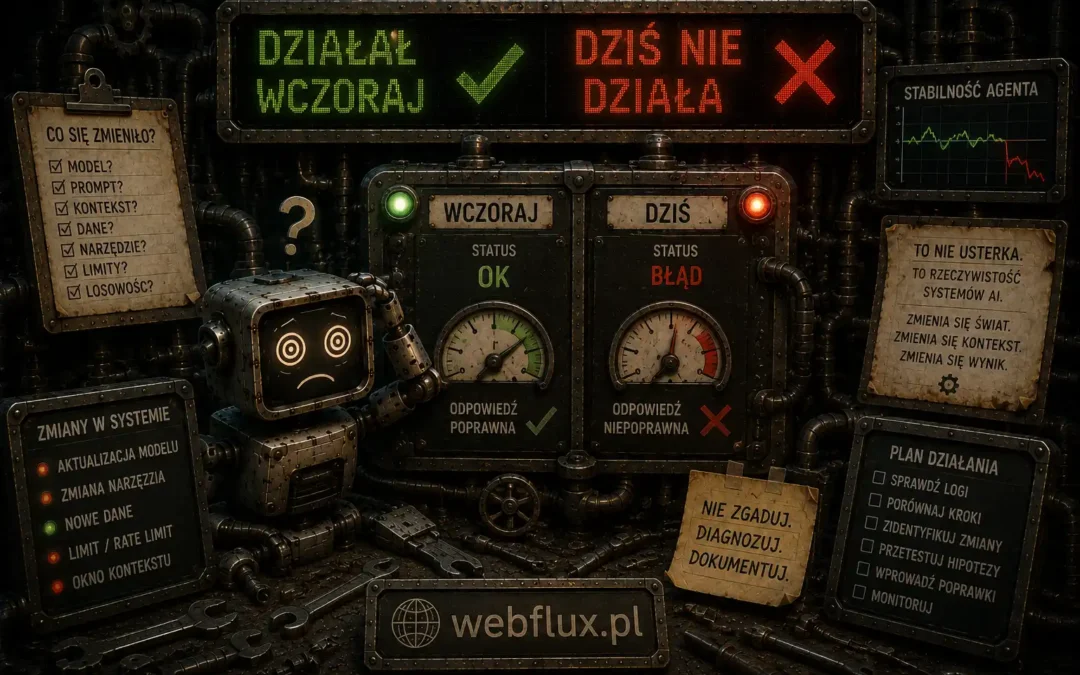 Działał wczoraj, dziś nie działa