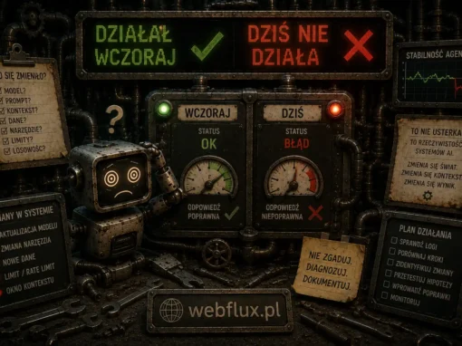 Działał wczoraj, dziś nie działa Działał wczoraj, dziś nie działa