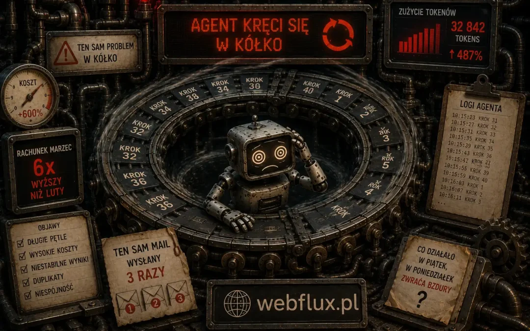 Agent kręci się w kółko