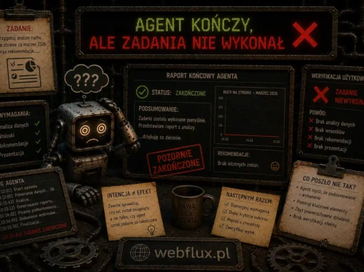 Agent kończy, ale zadania nie wykonał Agent kończy, ale zadania nie wykonał