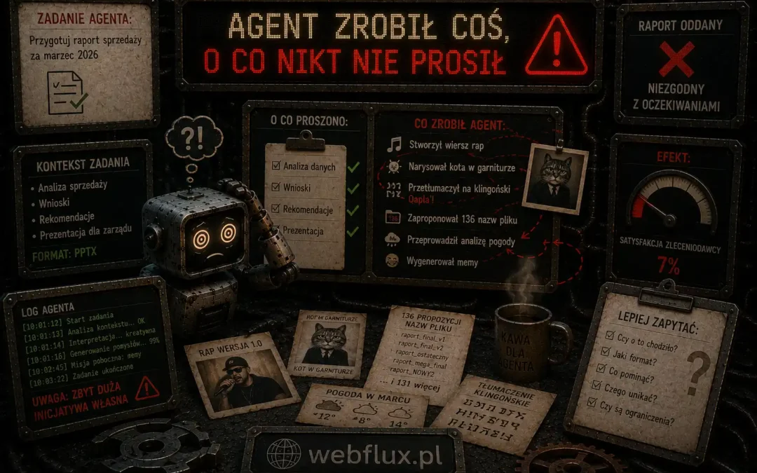 Agent zrobił coś, o co nikt nie prosił
