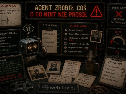 Agent zrobił coś, o co nikt nie prosił Agent zrobił coś, o co nikt nie prosił