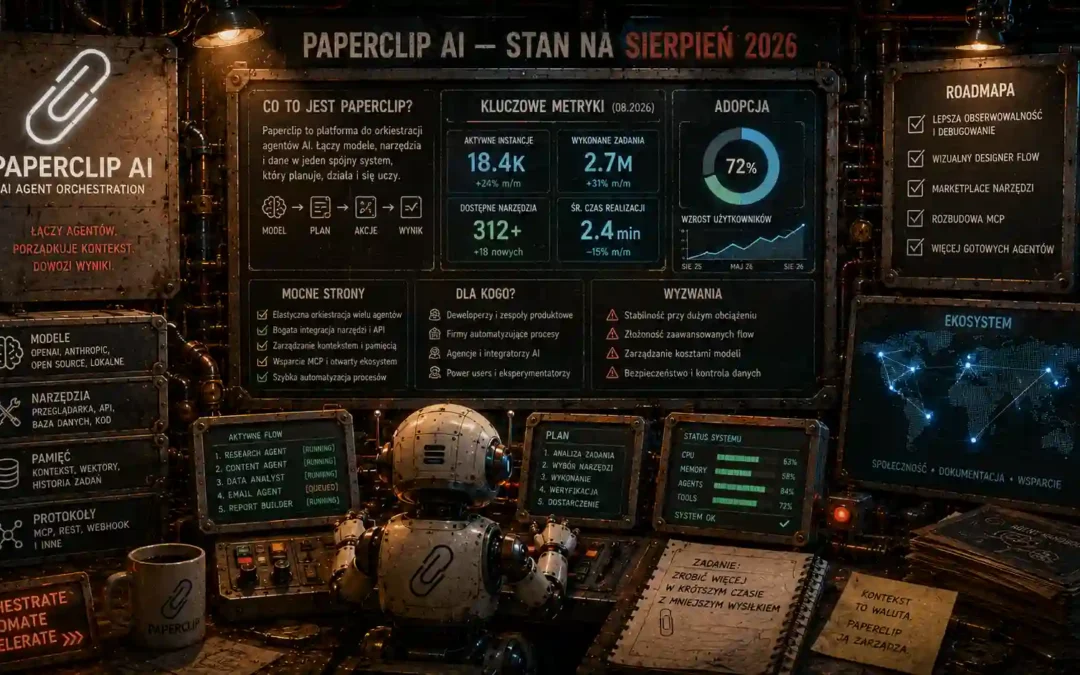 Paperclip AI — stan na sierpień 2026