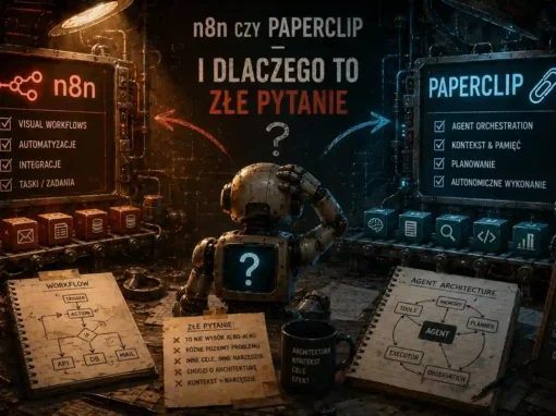 n8n czy Paperclip — i dlaczego to złe pytanie n8n czy Paperclip — i dlaczego to złe pytanie