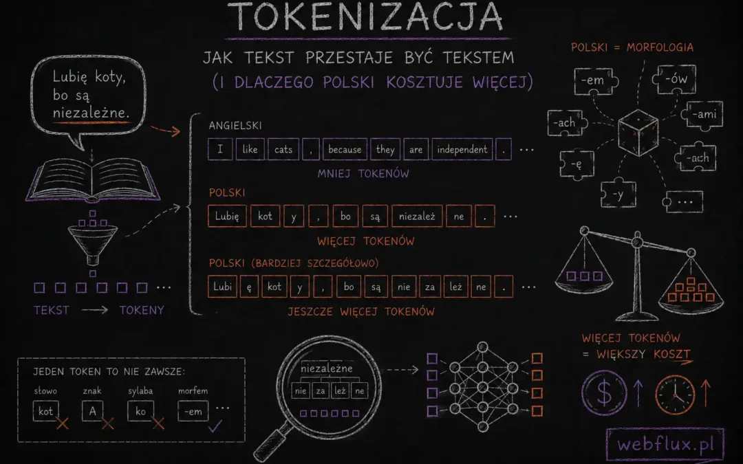 Tokenizacja — jak tekst przestaje być tekstem (i dlaczego polski kosztuje więcej)