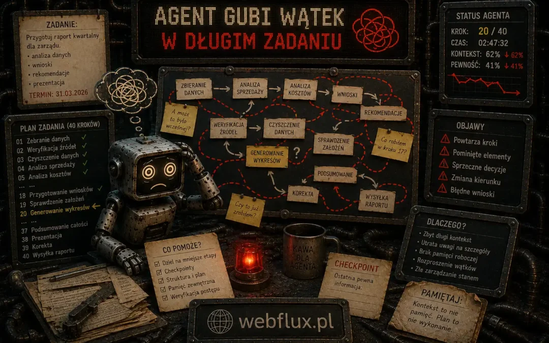 Agent gubi wątek w długim zadaniu