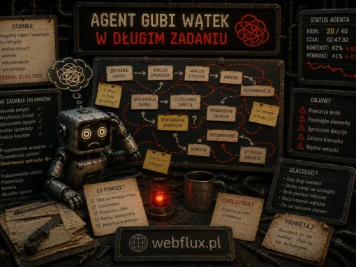 Agent gubi wątek w długim zadaniu Agent gubi wątek w długim zadaniu